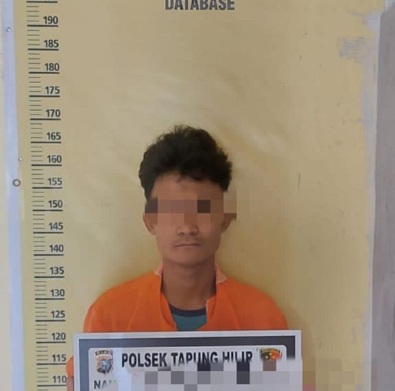 Polsek Tapung Hilir Tangkap Pelaku Sodomi di Rumahnya