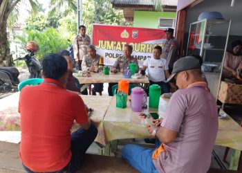 Jum’at Curhat, Satbinmas Polres Kampar Tampung Keluh Kesah Masyarakat Muara Uwai