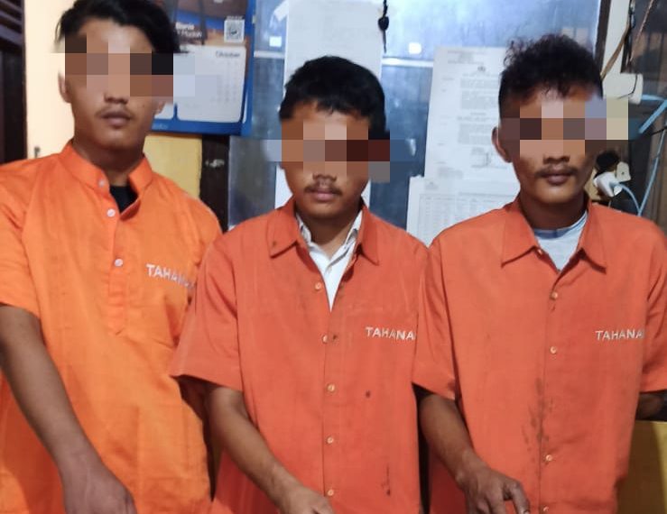 Tiga Pelaku Narkoba Ditangkap di Samping Surau Oleh Kapolsek Kampar
