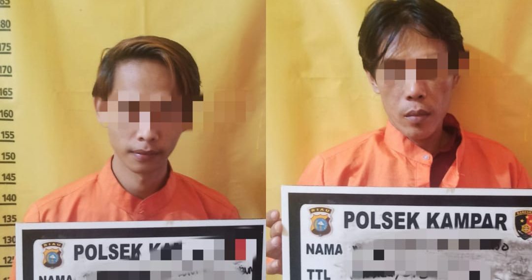 Pencuri dan Penada Sepeda Motor Ditangkap Polsek Kampar