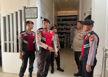 Tingkatkan intensitas Patroli Sat Samapta Polres Kampar Ke KPU dan Bawaslu