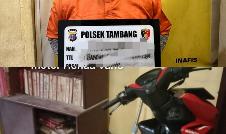 Polsek Tambang Tangkap Pelaku Curanmor Usai Melarikan Sepeda Motor Milik Pegawai Salon
