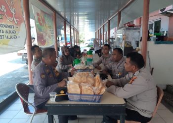 Ciptakan Pemilu Aman dan Damai, Sat Binmas Polres Kampar Gencar Patroli
