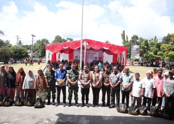 Polres Kampar melaksanakan Bansos dalam Rangka Kunjungan Kerja Waka Polri Ke Riau