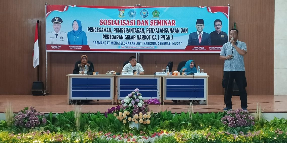 KBO Narkoba Jadi Nara Sumber Sosialisasi dan Seminar P4GN