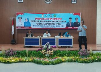 KBO Narkoba Jadi Nara Sumber Sosialisasi dan Seminar P4GN