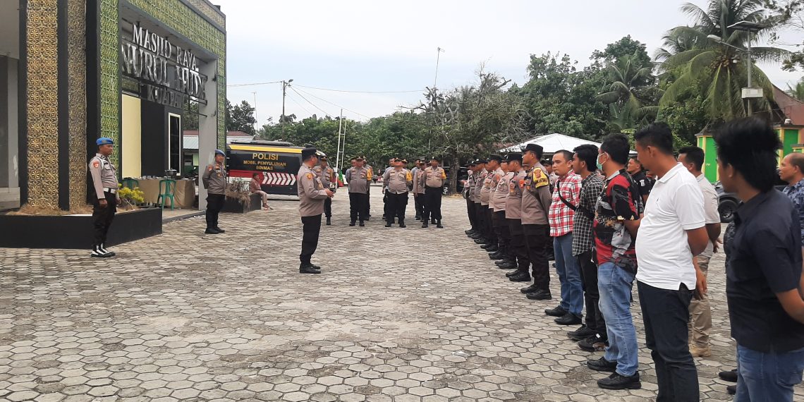 Pengamanan Kampanye Polres Kampar Tetap Jaga Netralitas