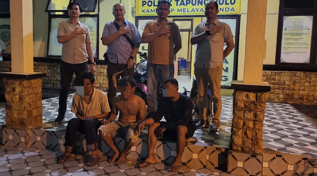 2 Pelaku Curas dan 1 Penada di Tangkap Polsek Tapung Hulu