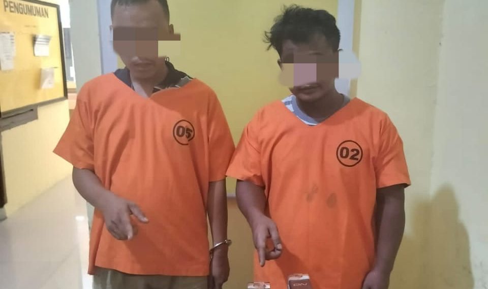 Kurang Dari 6 Jam, 2 Pelaku Curat di Tangkap Polsek Kampar Kiri Hilir