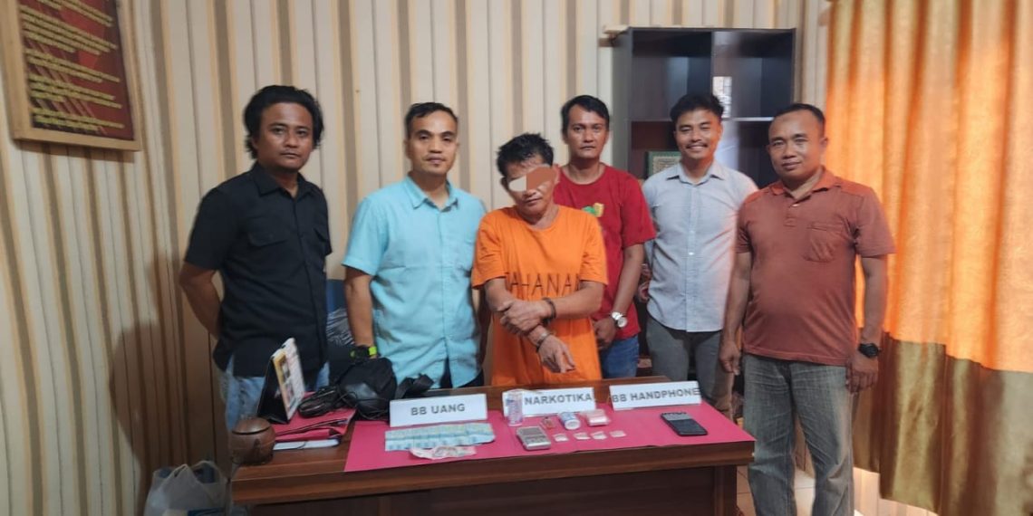 Sering Melakukan Transaksi Narkoba, Warga Desa Simalinyang Ditangkap Polsek Kampar Kiri Hilir