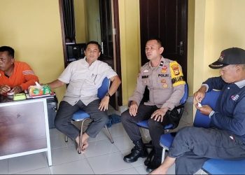 Laksanakan Operasi Mantab Brata, Bhabinkamtibmas Polsek Tapung Hilir Sampaikan Himbauan Pemilu Damai 2024
