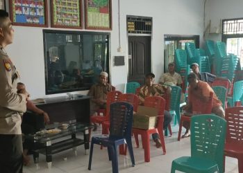 Polsek Tapung Hilir Gandeng Tokoh Masyarakat dan Pemerintah Desa Wujud kan Pemilu Damai 2024