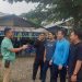 Polres Kampar Laksanakan Giat Cooling Sistem Pemilu Tertib, Aman dan Damai 2024 di depan warung Da Zul Kota Bangkinang Kab. Kampar