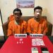 Simpan Narkoba di Dalam Mulutnya, 2 Warga Desa Ganting Damai Ditangkap