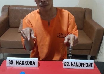 Rumah Pengedar Narkoba di Desa Pulau Lawas di Grebek Tim Ojoloyo