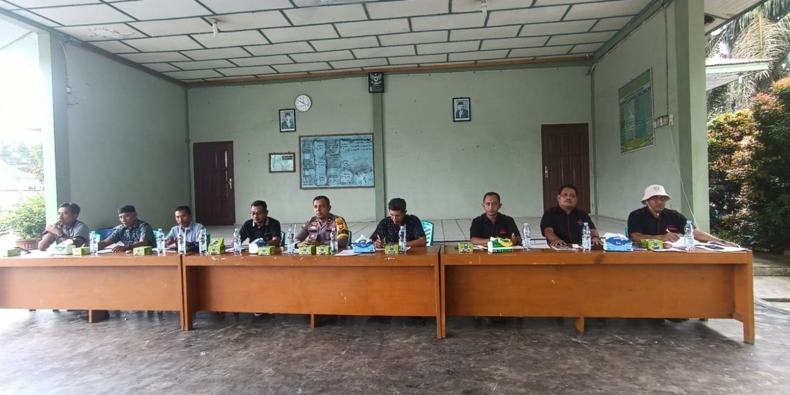 Polsek Tapung Hilir Berikan Himbauan Pemilu Damai Tahun 2024 diwilayah Hukum Tapung Hilir