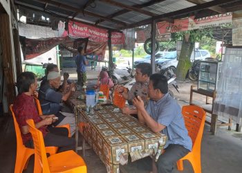 jelang Pemilu 2024 Bhabinkamtibmas desa Bencah kelubi sampaikan Coolling System