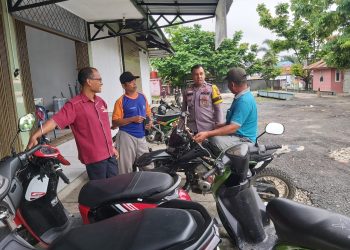 Himbauan Pemilu Damai 2024, Polsek Tapung Hilir Terus Gelar Kegiatan Cooling System
