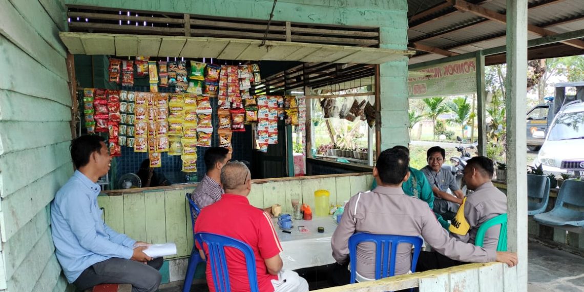 Cooling Sistem Terus Di Lakukan Oleh Personil Polsek Kampar Kiri Hilir Dalam Rangka Mensukseskan Pemilu Damai 2024 Di Wilayah Hukumnya