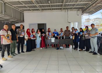 *Cooling System Ditlantas Polda Riau kembali mengajak para Wajib Pajak melalui Samsat Tanjak
