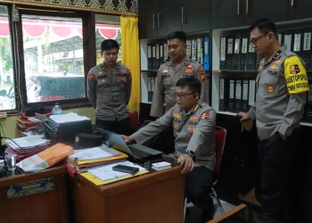 Tim Sops Mabes Polri Asistensi Keamanan Pemilu di Polres Kampar
