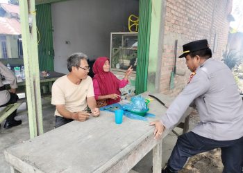 Kapolsek Tambang Berdialog Bersama Warga, Sembari Ajak Jaga Keamanan Menuju Pemilu 2024
