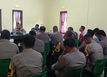 Pastikan Pemilu 2024 Berjalan Aman, Kapolsek Tambang Minta Jajarannya Lebih Intens
