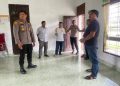 Kapolsek Bangkinang Barat Pantau Langsung Gudang Logistik di PPK Kuok dan Salo