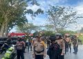 Kasat Samapta Polres Kampar Langsung Pimpin Patroli Pengaman Pemilu 2024