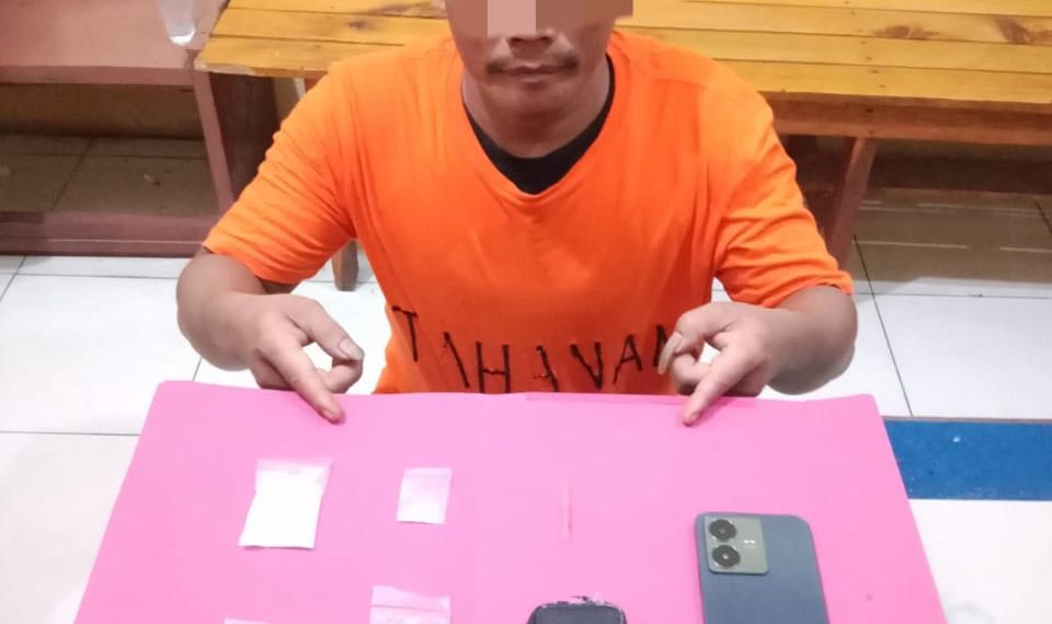 Bandar Narkoba Diamankan Bersama Barang Bukti Shabu-shabu 13.20 Gram di Desa Kepau Jaya