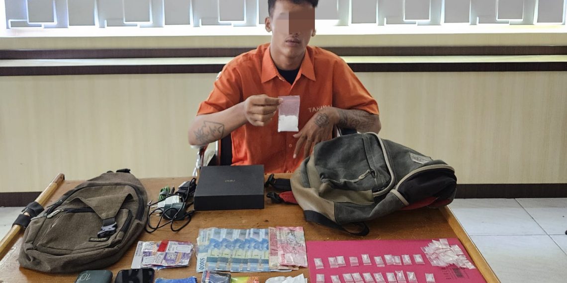 Ingin Transaksi Narkoba, Warga Tanjung Sawit di Tangkap Bersama Barang bUkti 24,66 Gram