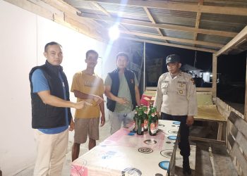 Kapolsek Perhentian Raja Lakukan KRYD Pastikan Kondusifitas Jelang Ramadhan