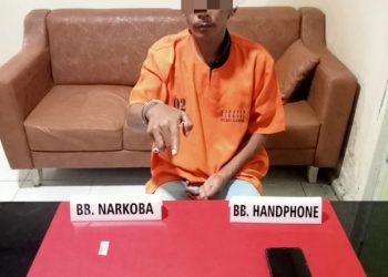 Warga Kumantan Ditangkap Satnarkoba Saat mengantongi Narkoba