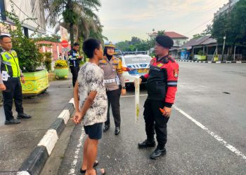 Sat Samapta Patroli dan Pengamanan Asmara Subuh Antisipasi Balap Liar Di Wilayah Kabupaten Kampar