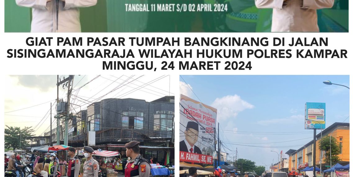 Kapolres Kampar Laksanakan GATUR Lalin Serta PAM Ramadhan. Simak Penjelasannya