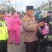 Keluarga Besar Polsek Siak Hulu Berbagi 50 Takjil Kepada Pengguna Jalan Raya Tertib Berlalu Lintas