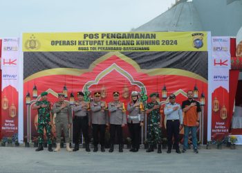 Kapolres Kampar Pastikan Kesiapan Personil Pos Pengamanan Mudik Lebaran