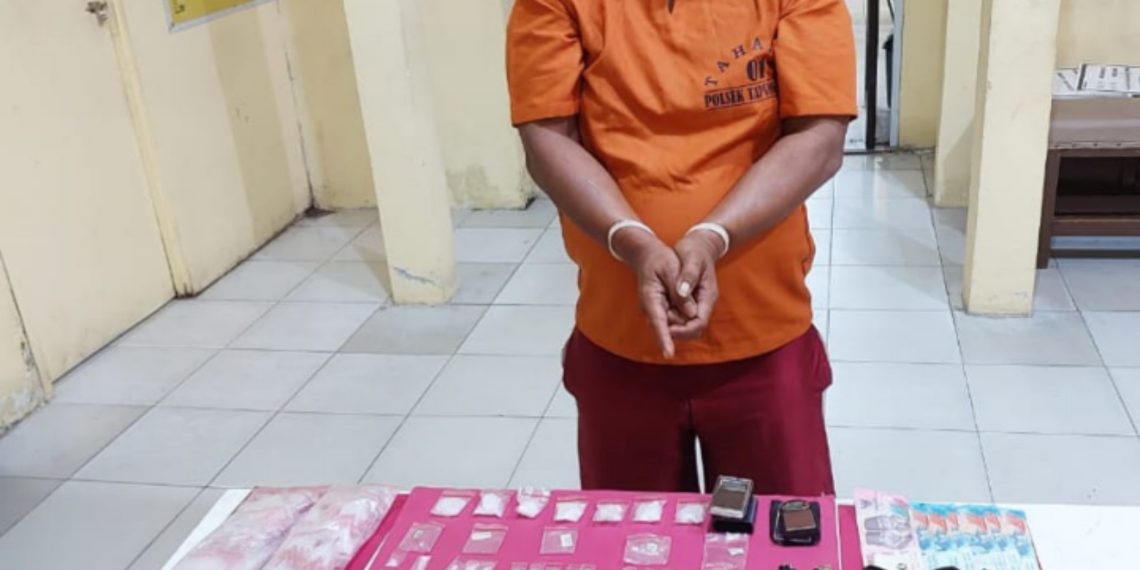 Polsek Tapung Hilir Tangkap Pelaku Narkoba di Desa Kota Garo