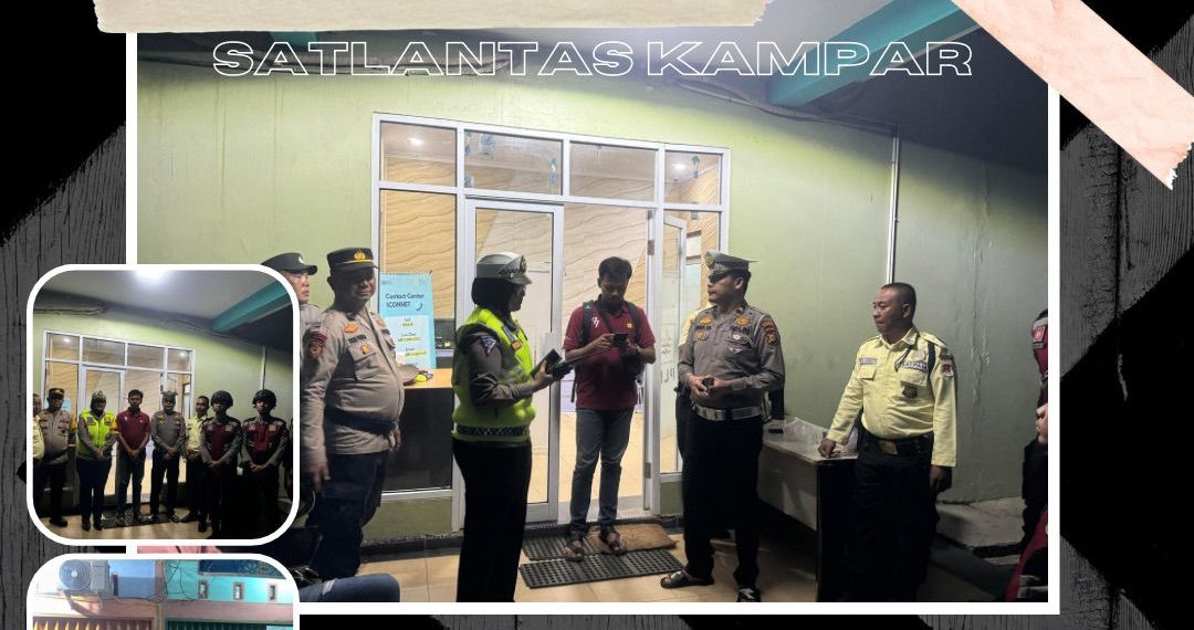 Berikan Rasa Aman Kepada Masyarakat, Polres Kampar Patroli Untuk Antisipasi Pemadaman Listrik dari PLN