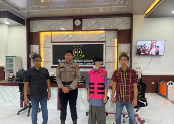 Unit Tipikor Sat Reskrim Polres Kampar Limpahkan Tersangka dan Barang Bukti Kasus Tindak Pidana Korupsi Ke Kejari Kampar