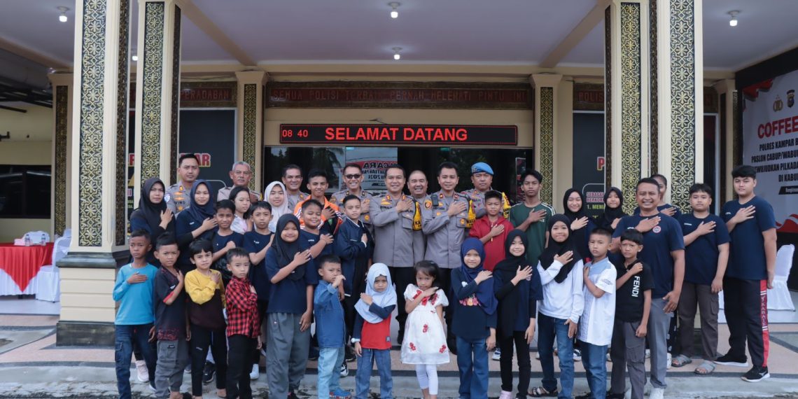 26 Atlet Inkanas Kampar Support dan Dilepas Kapolres Kampar, Siap Berlaga di Karate Kid Riau Open 2024.