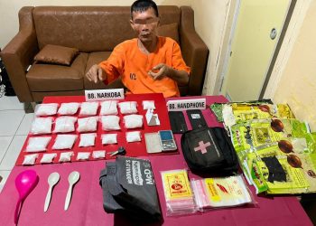 Mantap!! Satresnarkoba Polres Kampar Berhasil Tangkap Bandar Narkoba 1,2 Kilo lebih