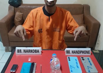 Ditangkap Satresnarkoba Polres Kampar, Warga Desa Merangin Ditangkap