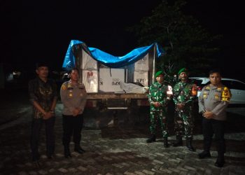 Tugas Amanah, Suara Rakyat Terjaga”: Polres Kampar Kawal Ketat Pergeseran Kotak Suara