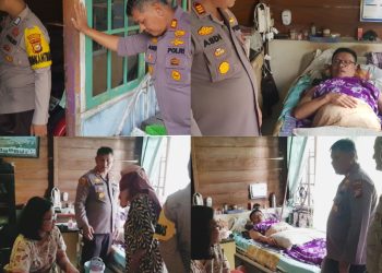 “Polisi Peduli”, Kapolsek Siak Hulu Berikan Bantuan dan Hiburan untuk Keluarga Tertimpa Musibah, “Jumat Curhat” Tetap Dilaksanakan