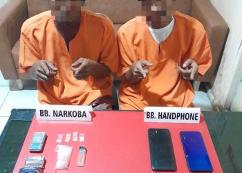 Polres Kampar Berkomitmen Berantas Narkoba, Dua Tersangka Ditangkap di Bangkinang