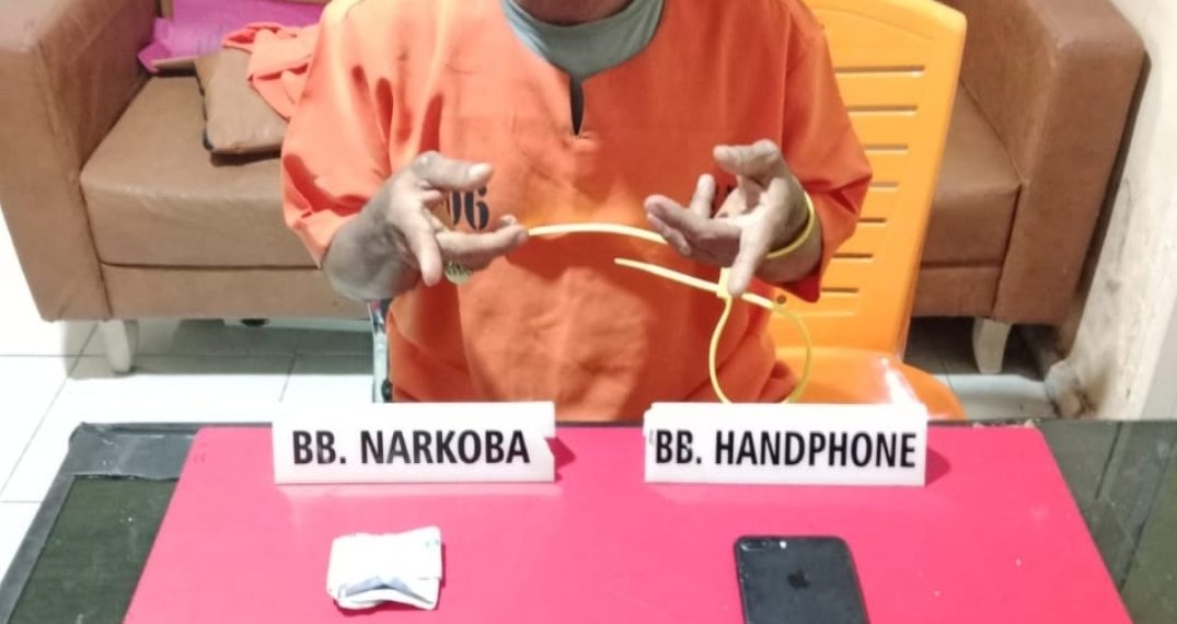 Polres Kampar Bekuk Pengedar Ganja di Bangkinang, Amankan 2,69 Gram Barang Bukti