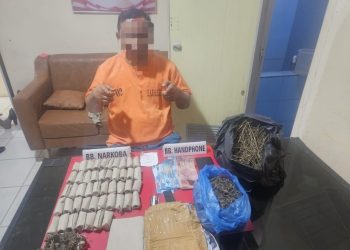 Satresnarkoba Polres Kampar Berhasil Ungkap Peredaran Ganja di Pekanbaru, 600 Gram Ganja Diamankan!