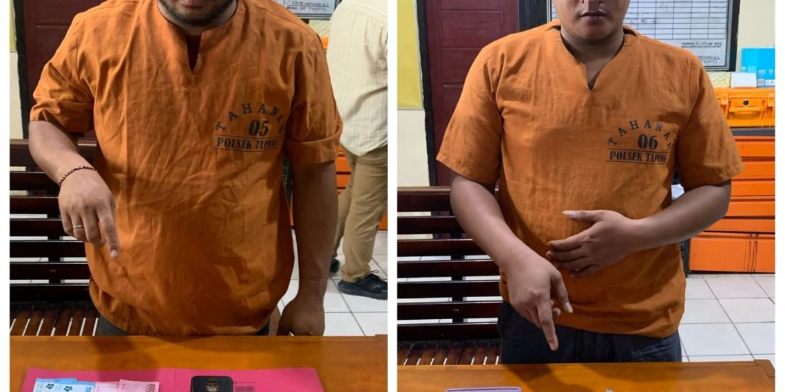 Polsek Tapung Ringkus Dua Pengedar Sabu dan Ekstasi, 10 Gram Sabu dan 9 Butir Pil Ekstasi Diamankan!
