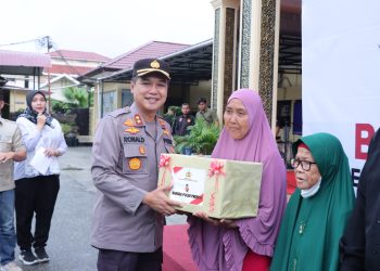 Polres Kampar Salurkan Bantuan Sembako Jelang Ramadan, Wujudkan Kepedulian dan Sinergi!